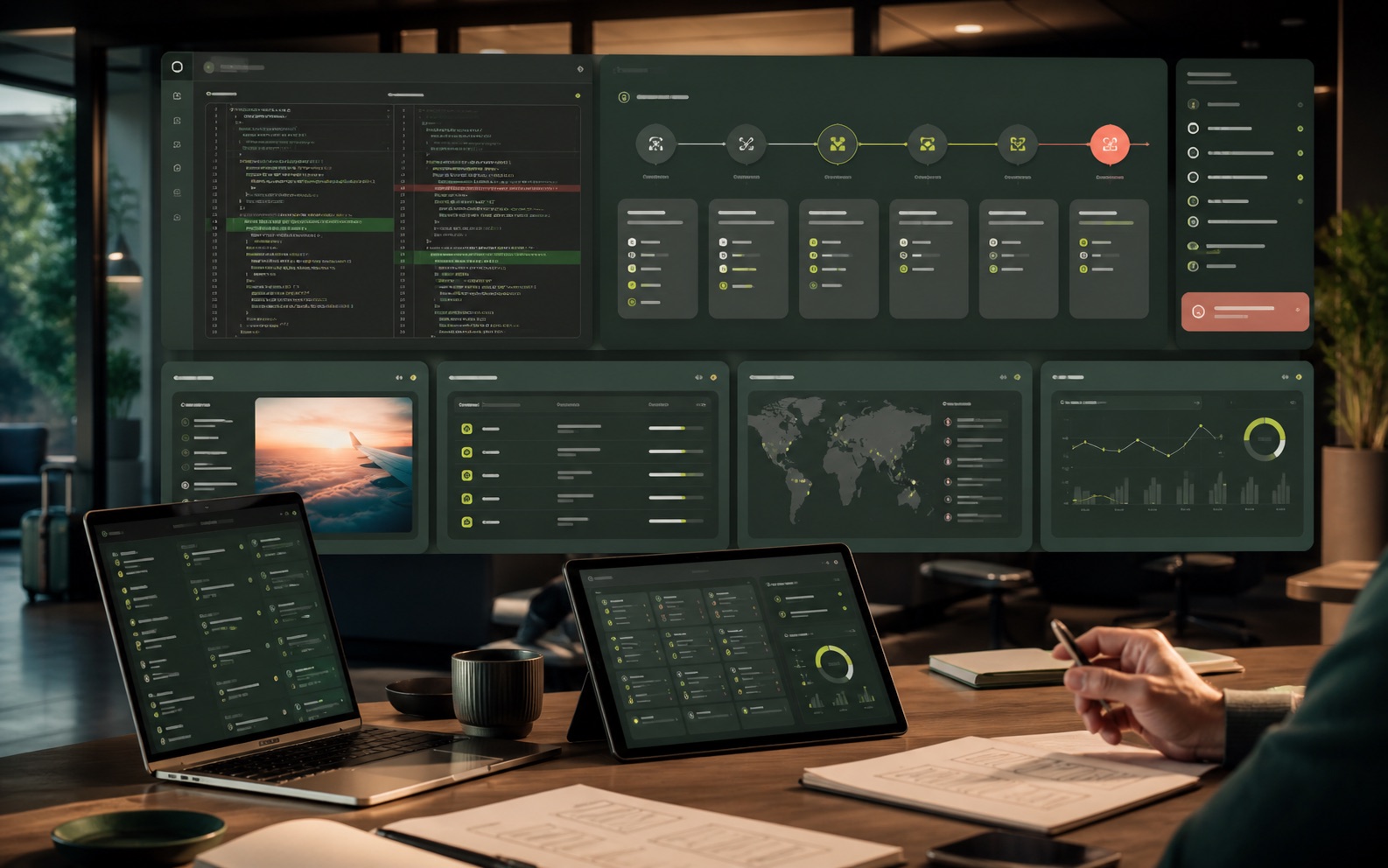 AI-assisted product engineering and human verification visual